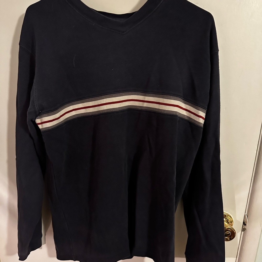 Navy long sleeve shirt